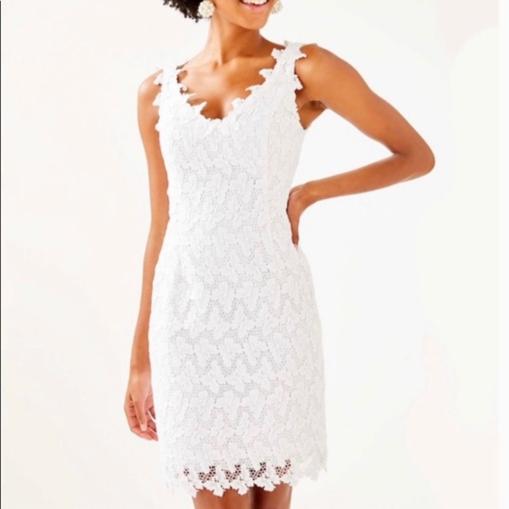 NWT Lily Pulitzer White Butterfly dress 8